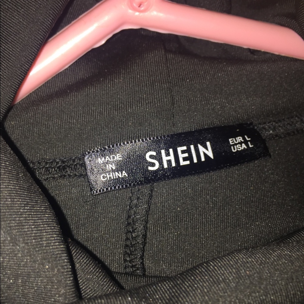 long sleeve black turtle neck dress